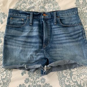 NWOT Madewell Perfect Jean Short